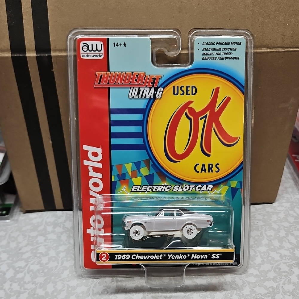 auto world 1969 Chevrolet Yenko Nova Ultra-G Thunderjet Slot Car iwheels